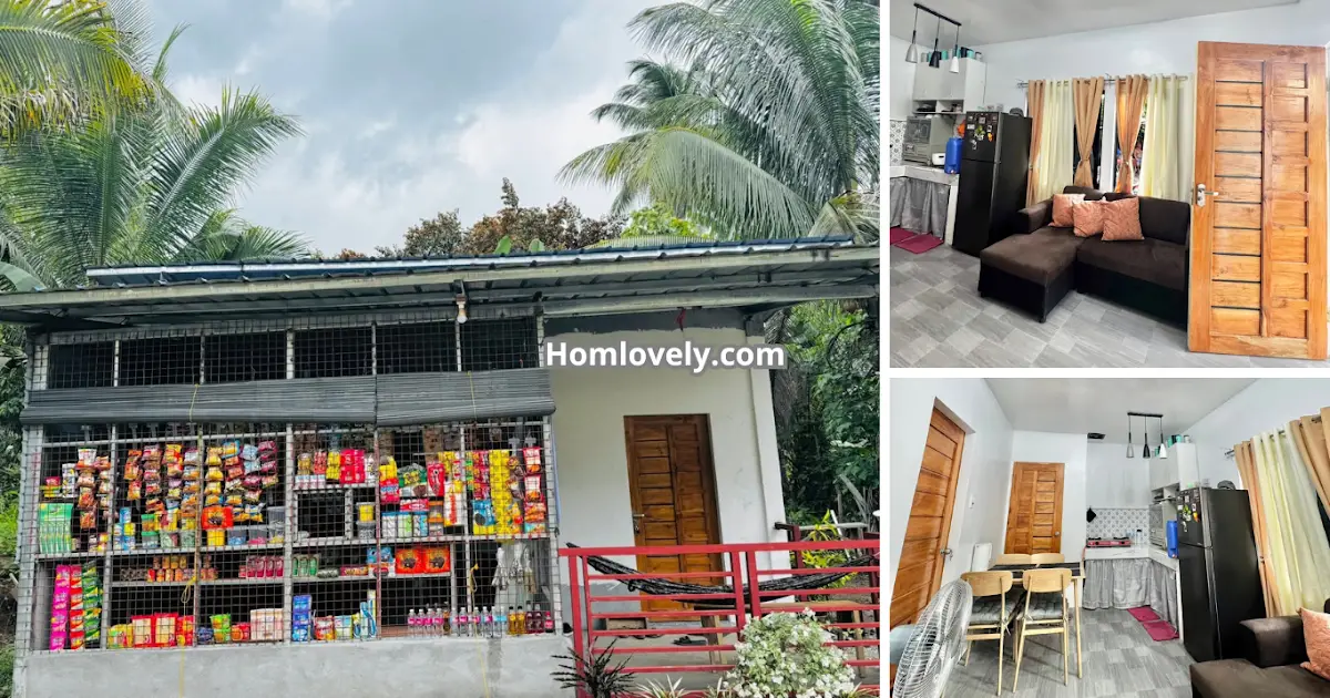 6x7 Modern Low-Budget House with Sari-Sari Store ~ Homlovely.com