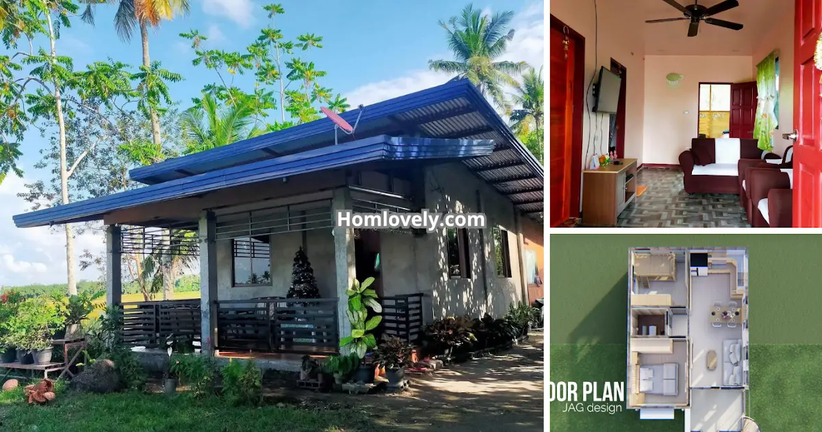 Low-Budget Concrete House Idea 6x8 Meters ~ Homlovely.com