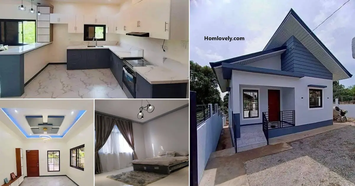Minimalist Concrete Modern Bahay in 750k for Family ~ Homlovely.com