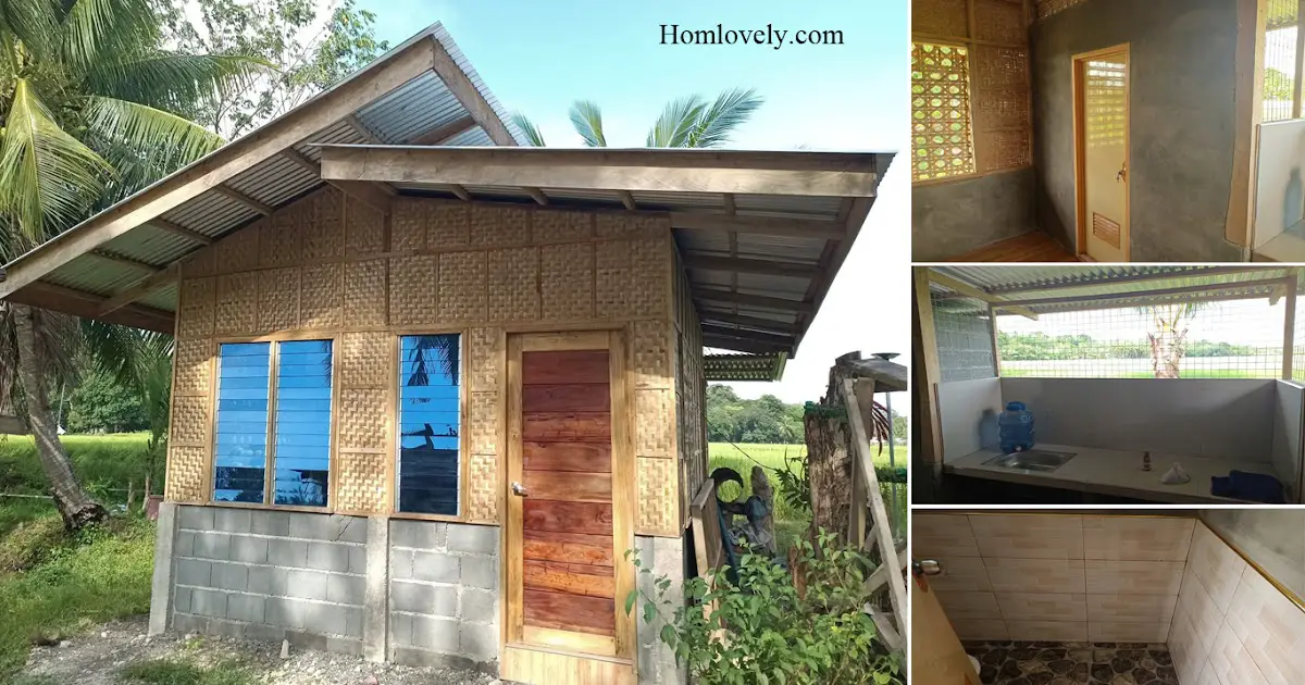 Minimum Budget Tiny Bahay Design With Amakan Materials ~ Homlovely.com