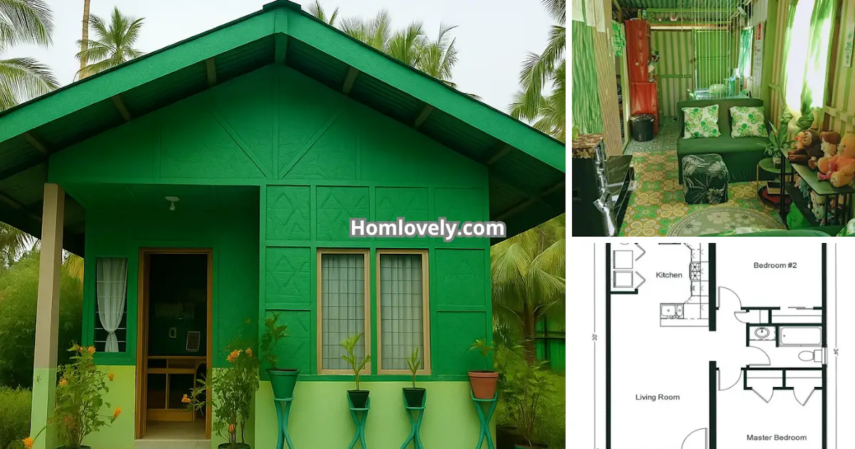 Napakaganda Low-Budget Green Small House for Nature Lovers ~ Homlovely.com