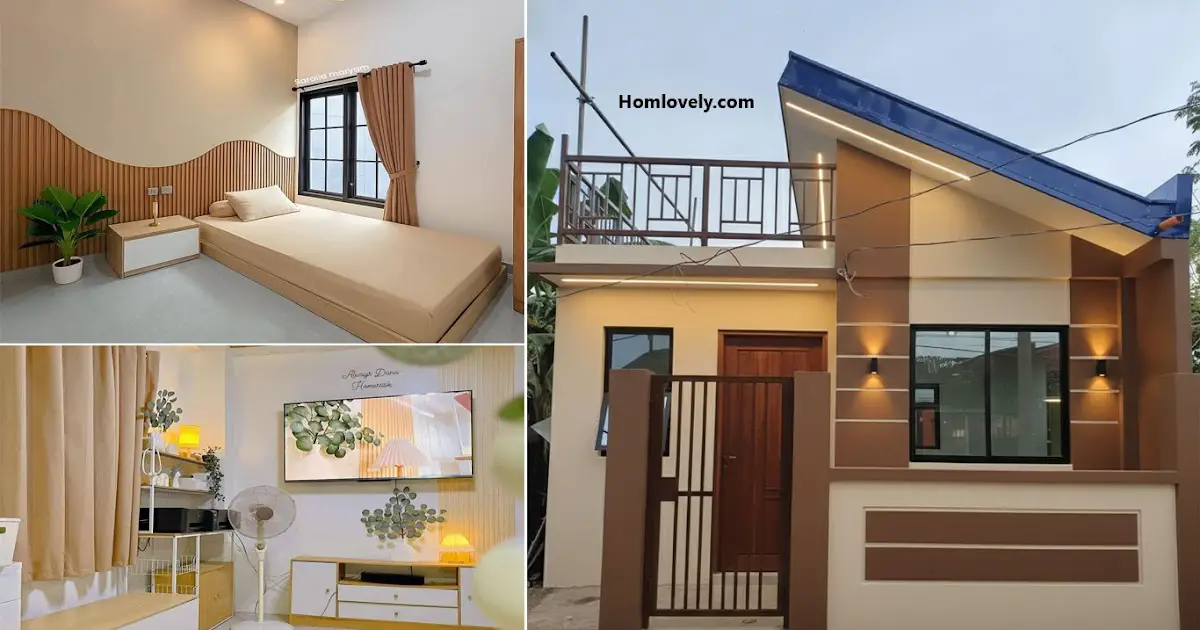 Perfect Small Modern Bahay House with Roofdeck 2Br ~ Homlovely.com