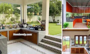 Simple & Fresh Outdoor Kitchen Designs That Save Budget ~ Homlovely.com