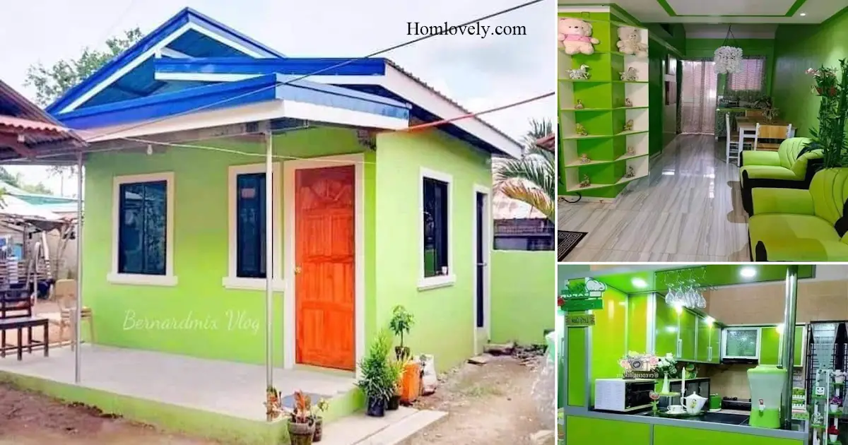 Tiny Small House Design With Green Impression ~ Homlovely.com