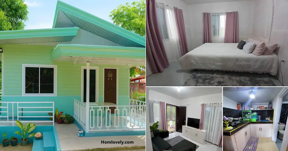 120k PHP Half-Concrete Half-Metal Cladding House Design ~ Homlovely.com