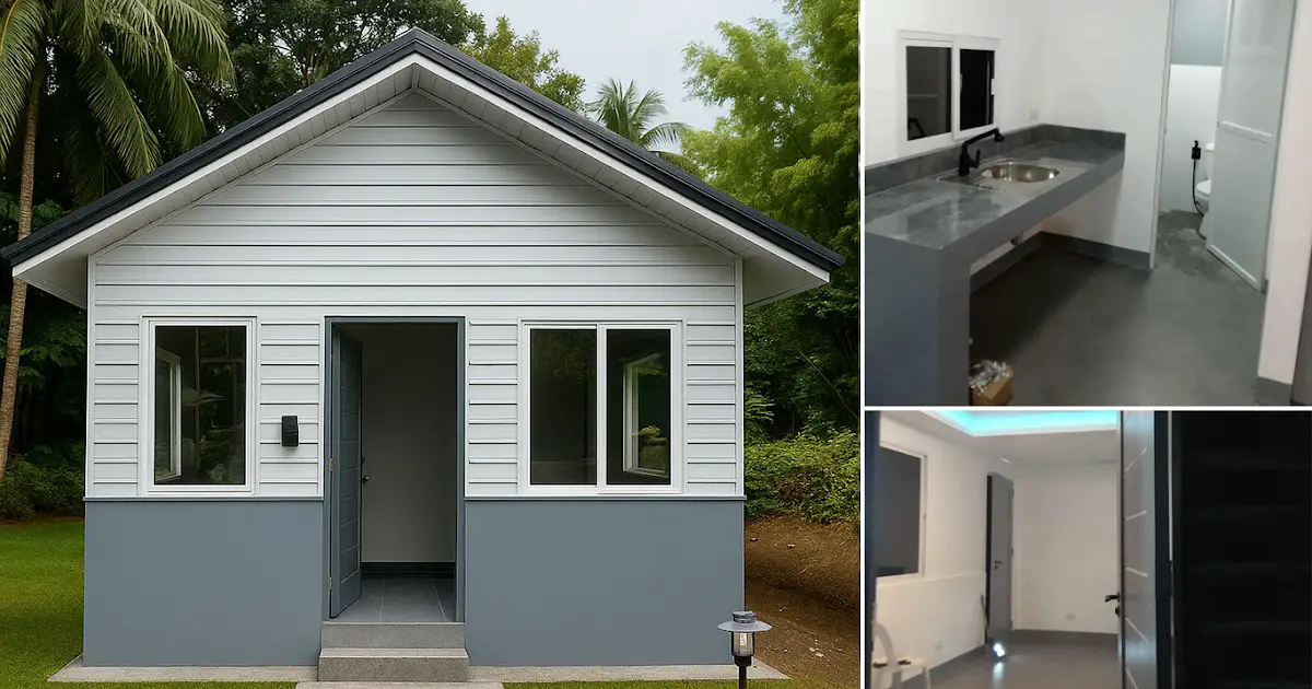 25sqm Cheap Concrete-Cladding House ~ Homlovely.com