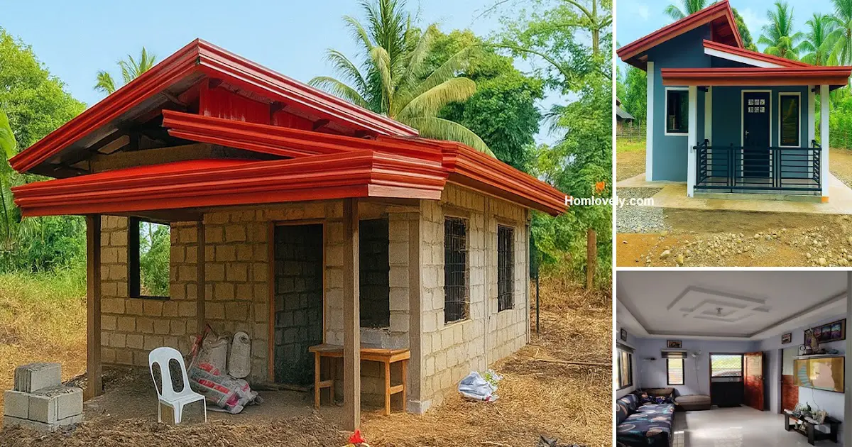 450K PHP Small Concrete House ~ Homlovely.com