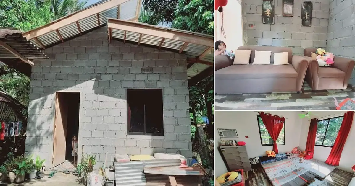 6 x 7 M Concrete Bahay for Low Budget ~ Homlovely.com