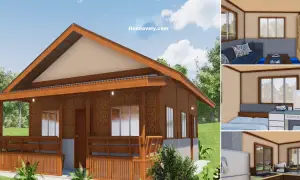 63 Sqm Half Amakan House Design ~ Homlovely.com