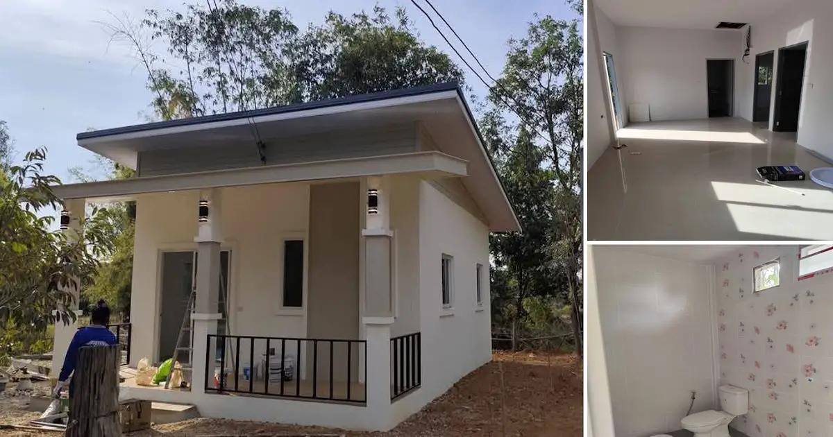 Full Concrete - Small Budget for Small Bahay 2BR ~ Homlovely.com
