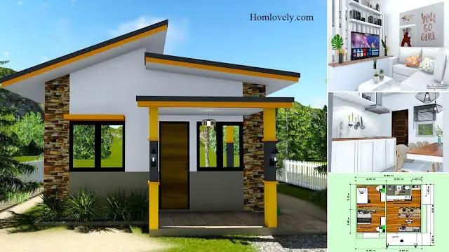 Maganda Small Bahay Design and Plan In 6 x 6 M ~ Homlovely.com
