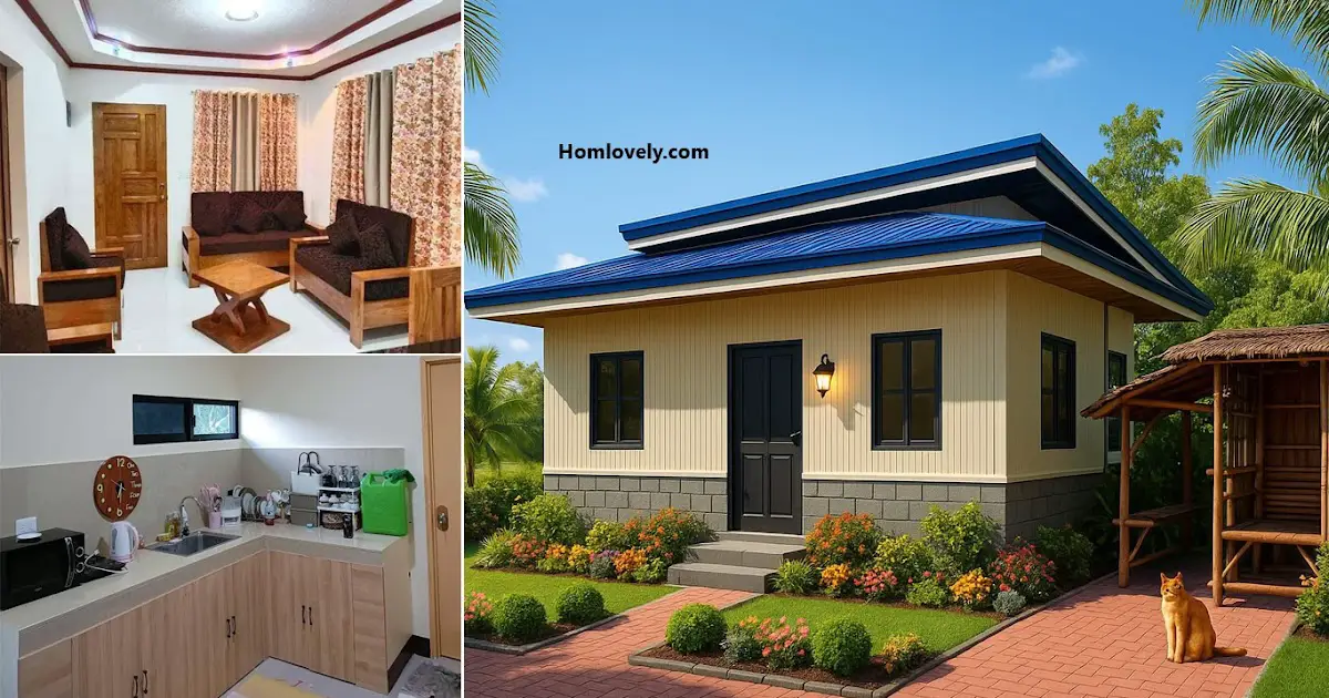 Metal Cladding Bahay House in Low-Budget ~ Homlovely.com