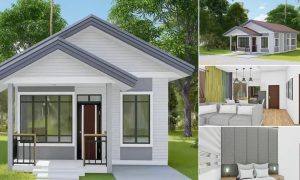 48sqm Minimalist House Design 2 Bedrooms ~ Homlovely.com