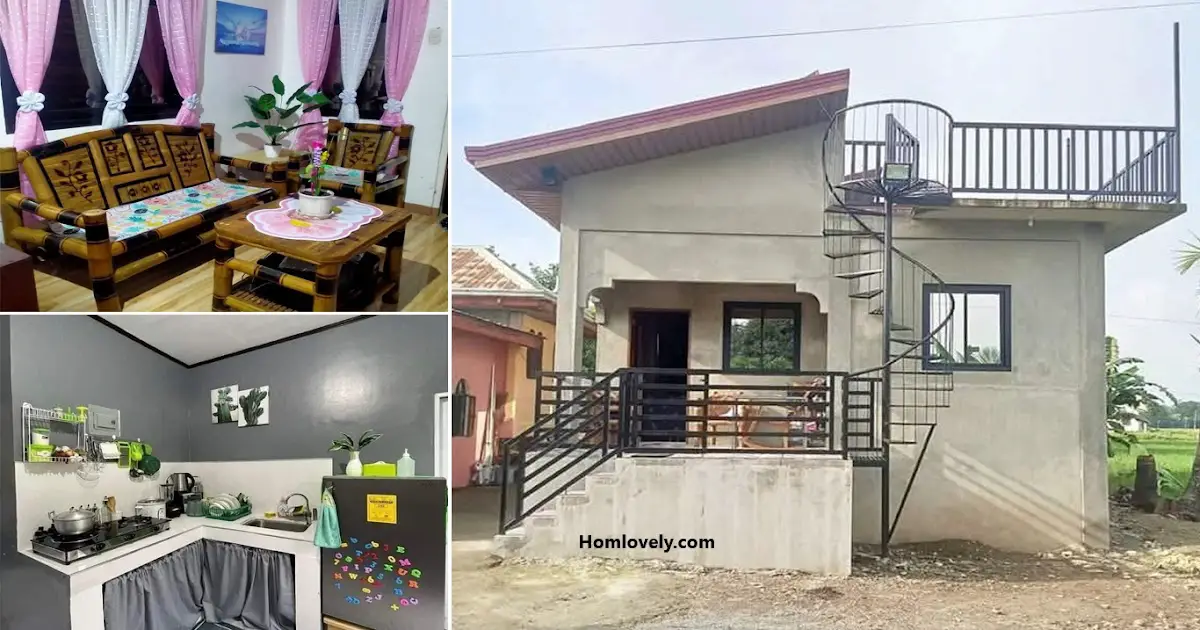 Compact Concrete 90 sqm House with Roofdeck ~ Homlovely.com