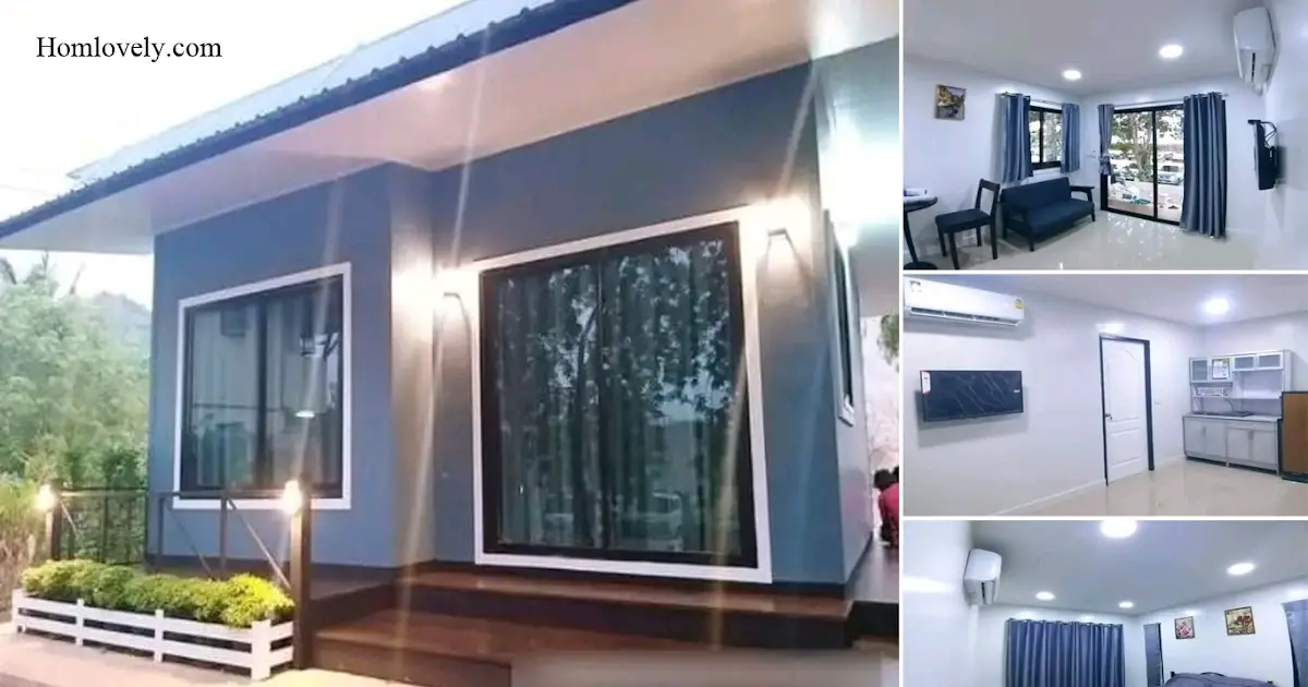 Minimalist and Simple House Design With Full Rooms ~ Homlovely.com