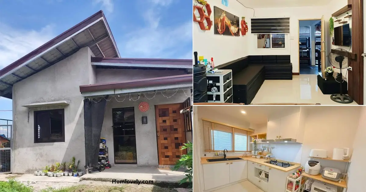 OFW Simple Bahay Modern Concrete Full-Facilities 8x9m ~ Homlovely.com