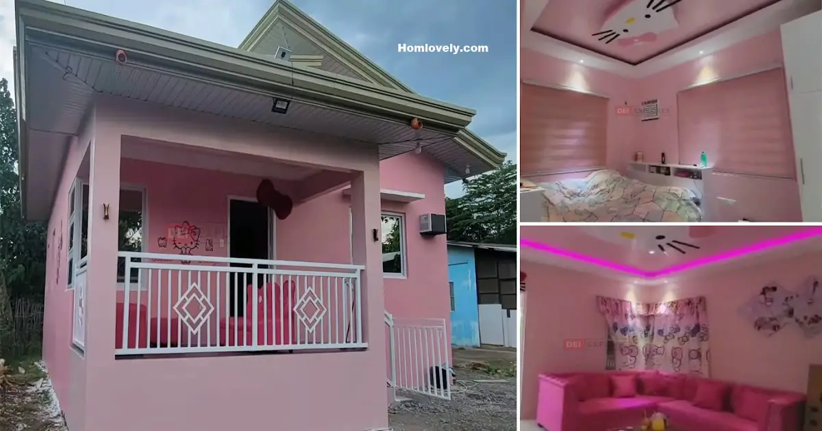 Simpleng Pink House ~ Homlovely.com