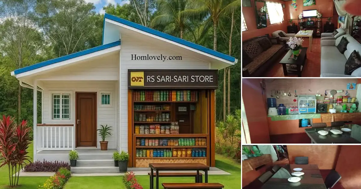 Simpleng Small Bahay With Tindahan and Full Rooms ~ Homlovely.com