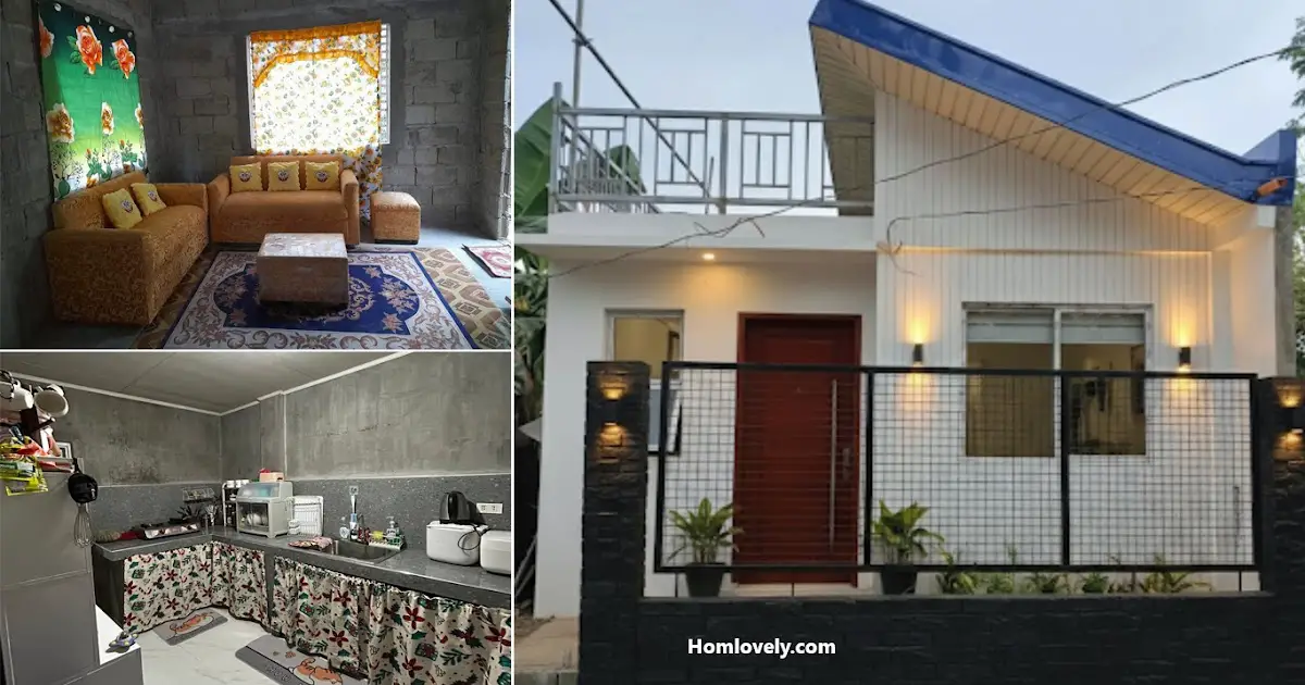 Small Budget for Comfort Bahay House Design (Concrete) ~ Homlovely.com