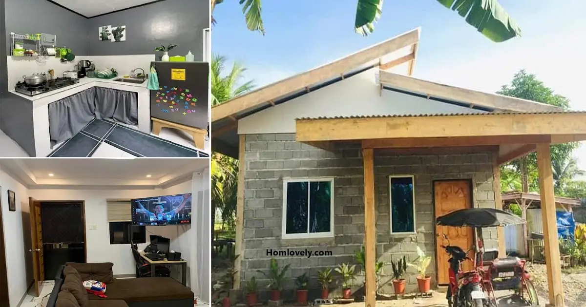 Small Compact House Design in Gray Tone 2Br ~ Homlovely.com