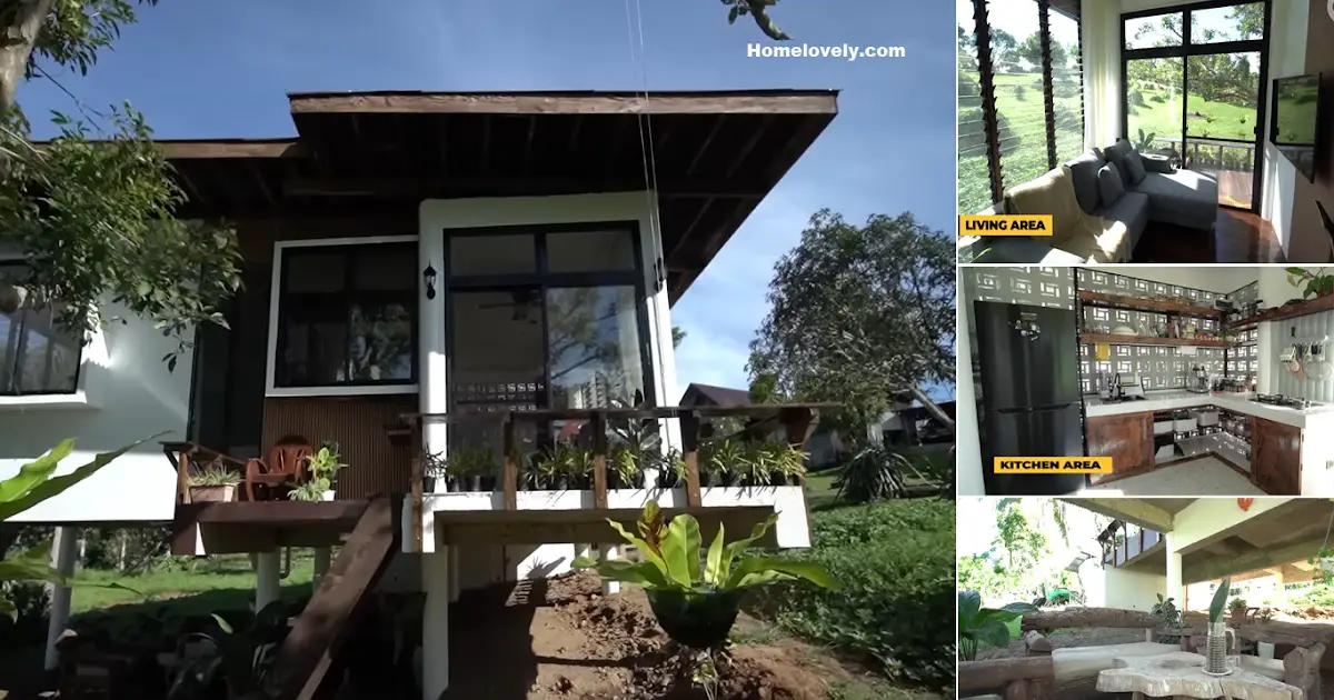 Unique Tiny Farmhouse ~ Homlovely.com