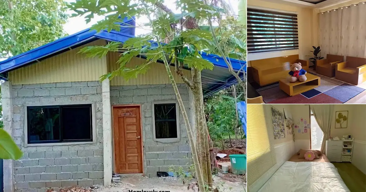 200k PHP Ang Nagastos Small Concrete Bahay House ~ Homlovely.com
