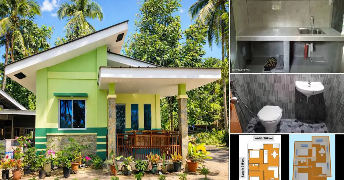 44 Sqm OFW House and Plan ~ Homlovely.com