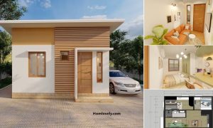 6x6 m Bahay House Design Complete Floor Plan & COST ~ Homlovely.com