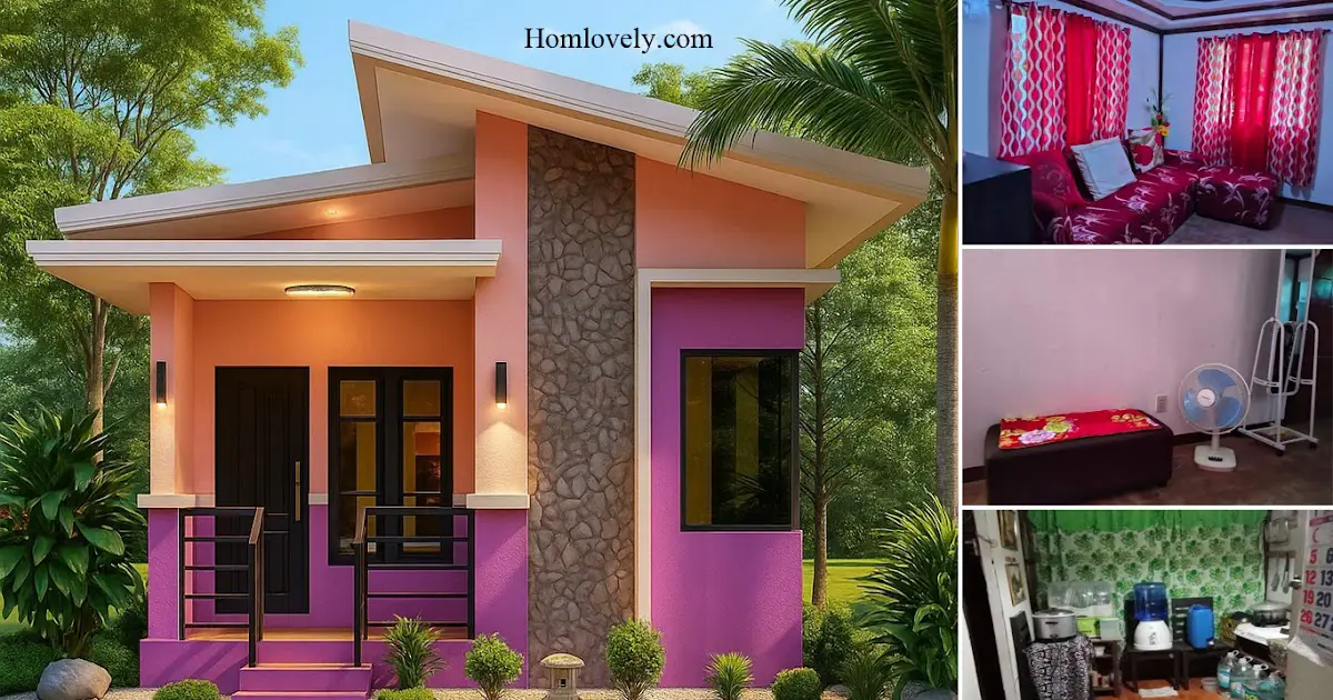 Nice Small Bahay With Pretty Facade Looks ~ Homlovely.com