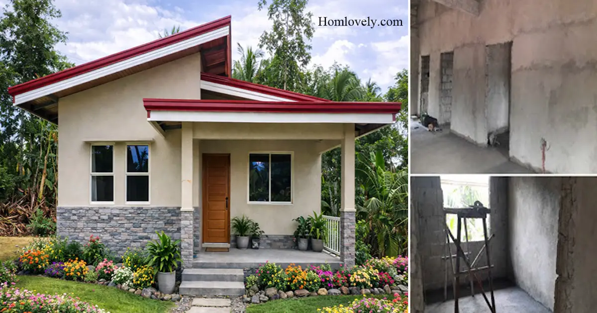 350K PHP Concrete Bahay Design For Low Cost ~ Homlovely.com