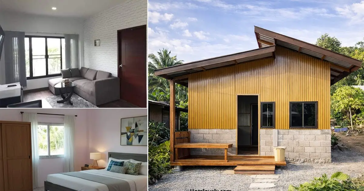 Half-Metal Cladding Bahay House for NEW Family ~ Homlovely.com