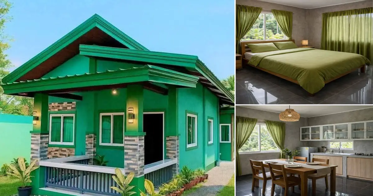 Inspiration for a Cool and Cozy Minimalist Green Home