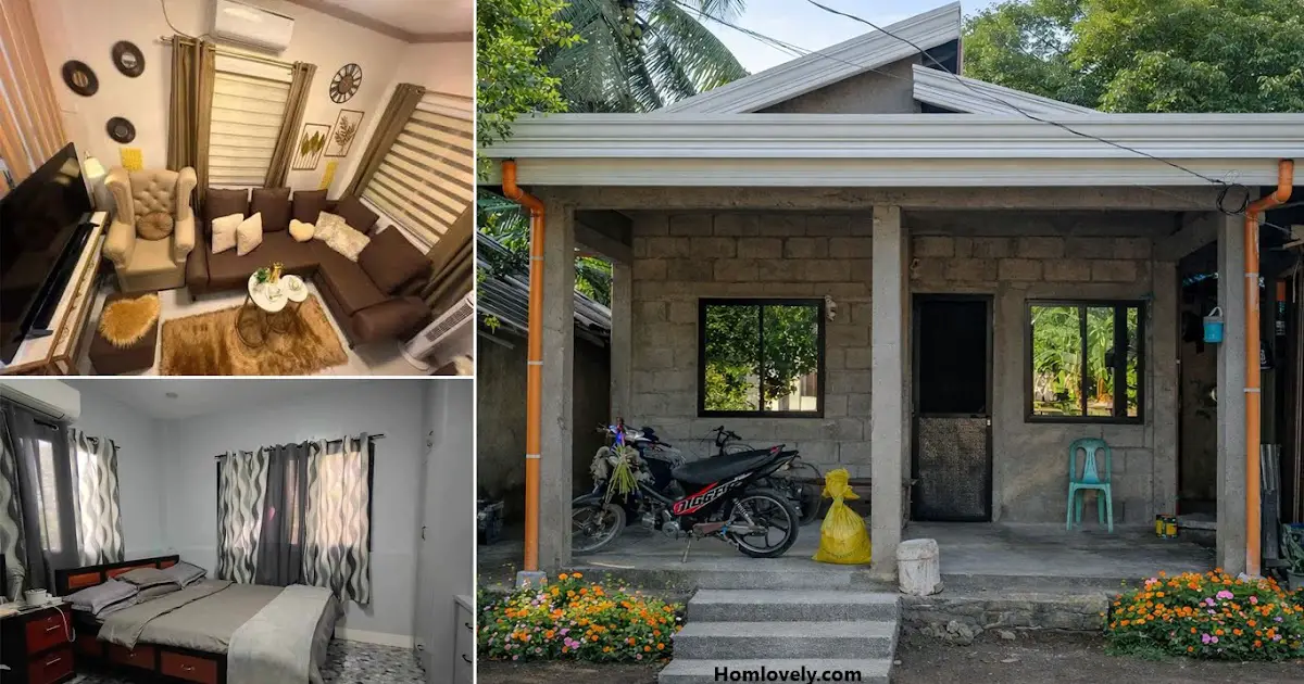 Magandang Concrete Bahay House Built-In 1 Month ~ Homlovely.com