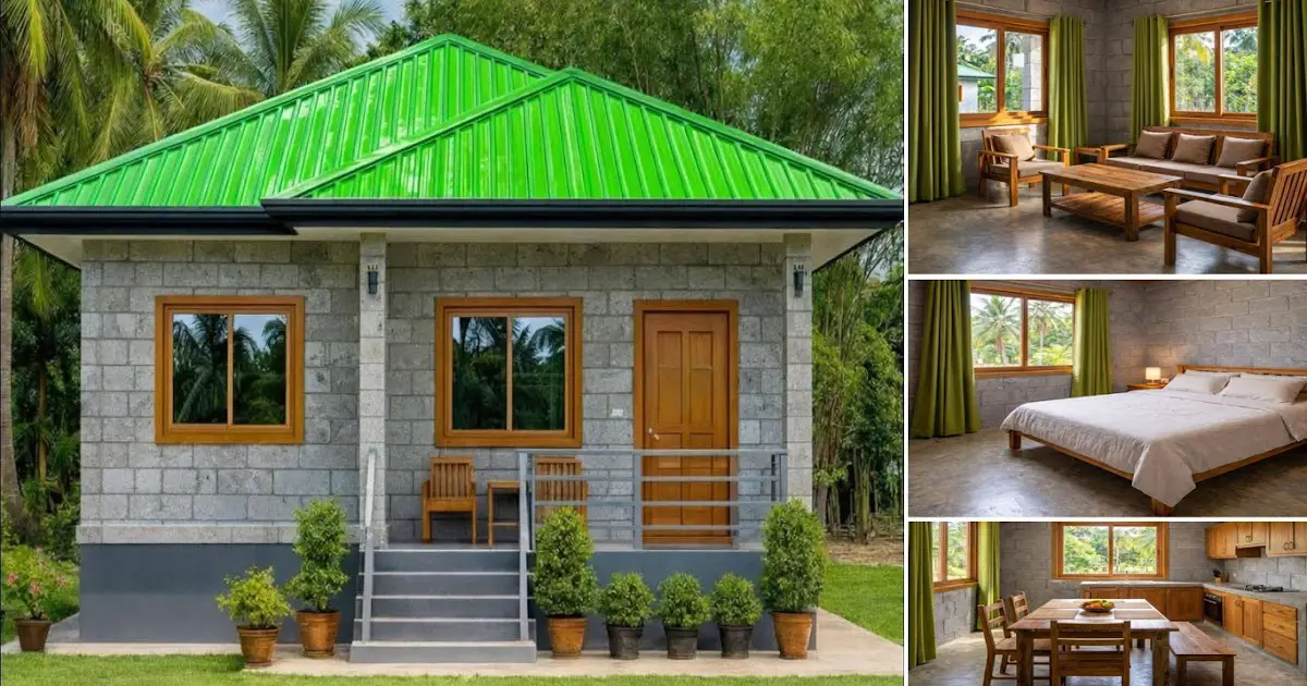 Naturally Simpleng Bahay With Concrete Materials ~ Homlovely.com