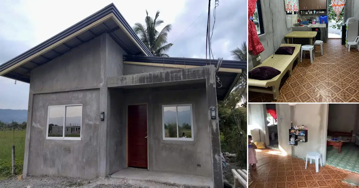 Simpleng Concrete Bahay with 2BR 1 CR ~ Homlovely.com
