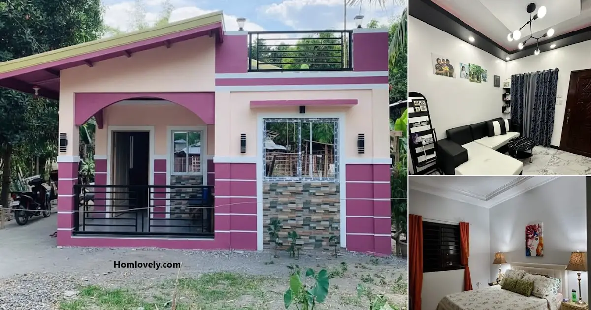 Small Concrete Bahay House Ideas 500k PHP ~ Homlovely.com