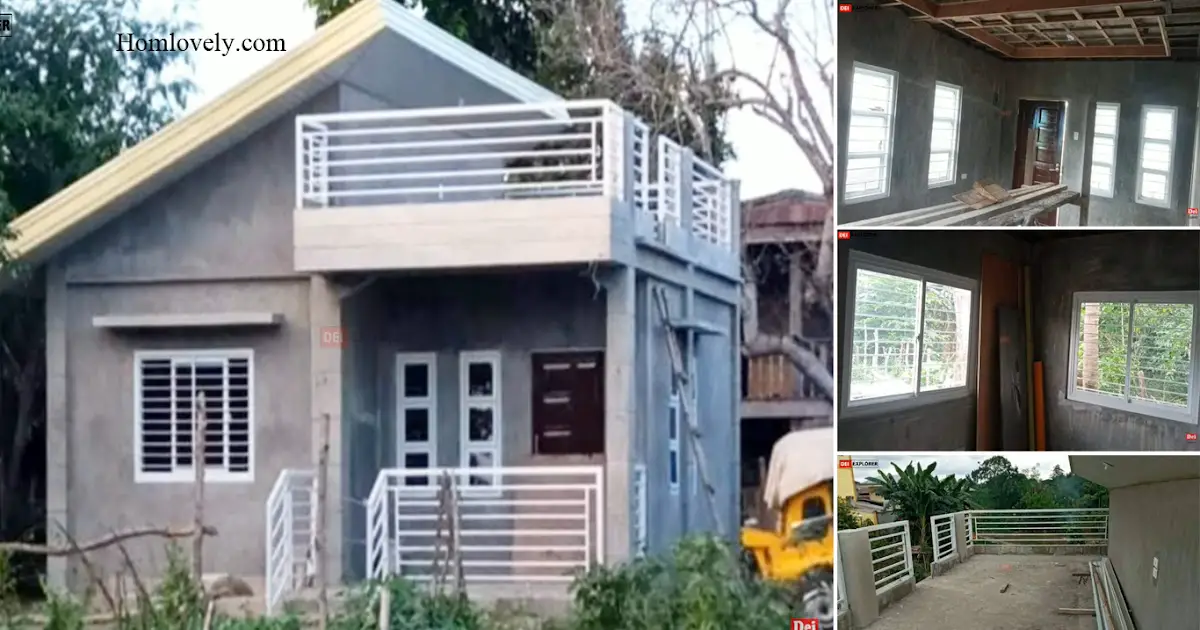 150K PHP Humble and Cozy Small Bahay Design ~ Homlovely.com