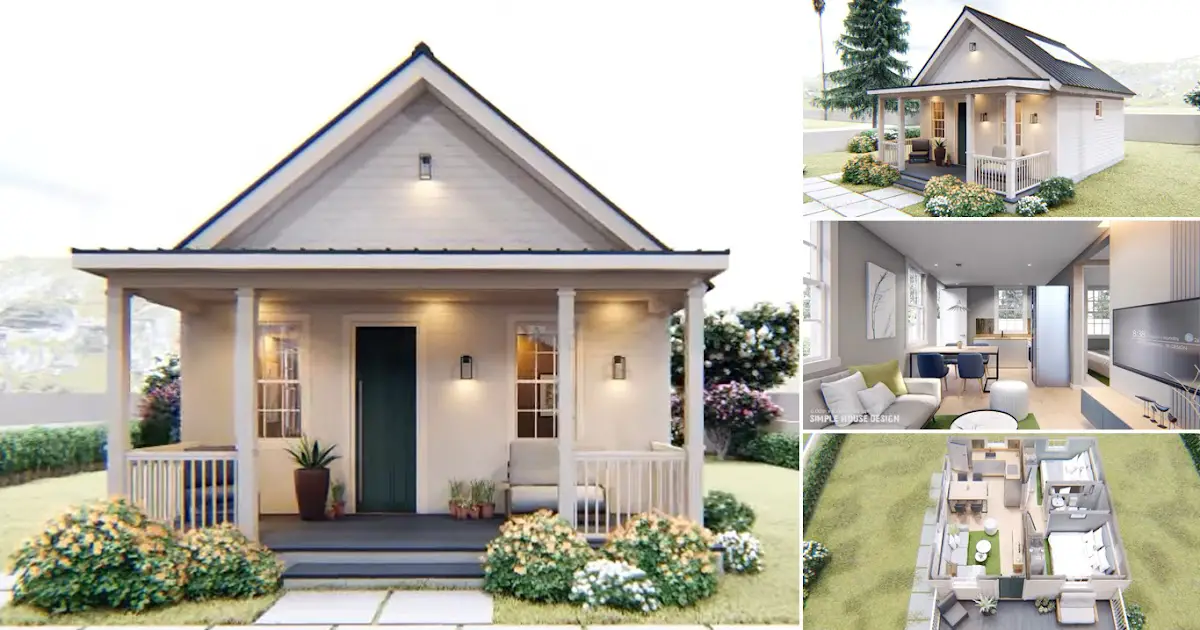 36sqm Small House that Low Budget ~ Homlovely.com