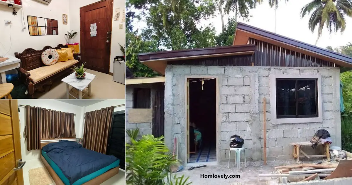 Compact Concrete Bahay House Built 36-Days ~ Homlovely.com