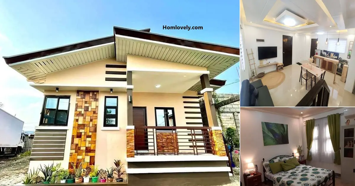 Compact Simpleng Bahay in Modern Style ~ Homlovely.com