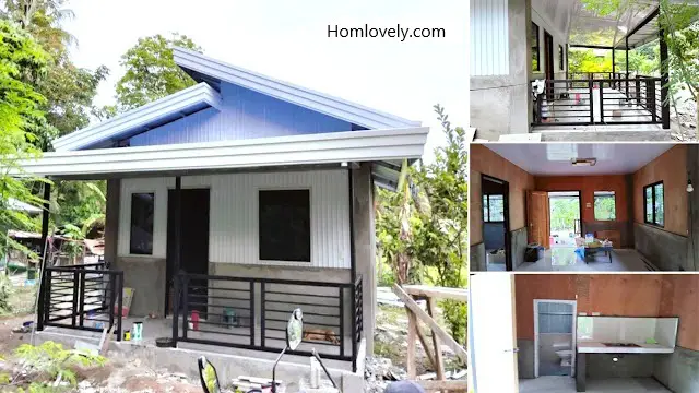 Half Metal Cladding Small Bahay Design Ideas ~ Homlovely.com