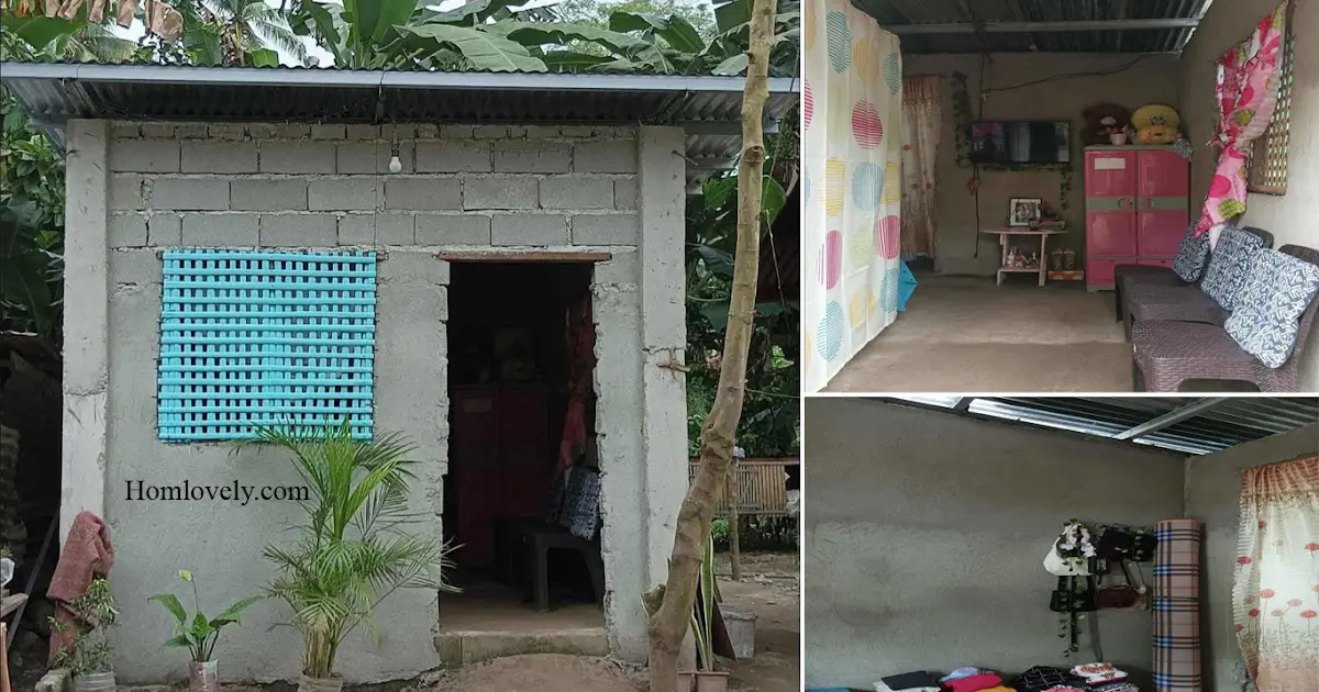 Mini Bahay Design With Full Concrete Materials ~ Homlovely.com