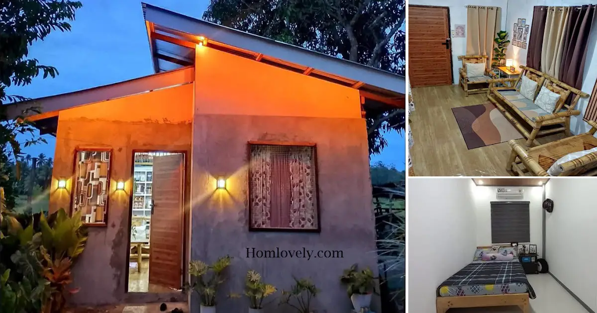 Charming Small Bahay Design With Concrete Materials ~ Homlovely.com