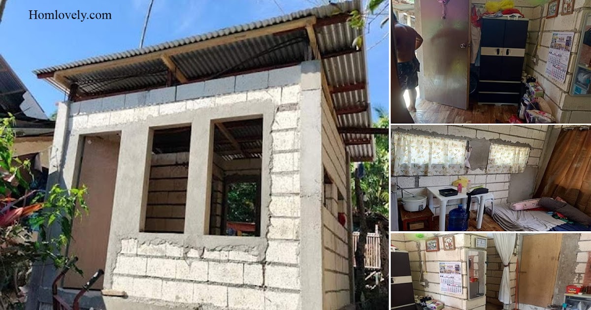Only 120K PHP Full Concrete Tiny Bahay Design ~ Homlovely.com
