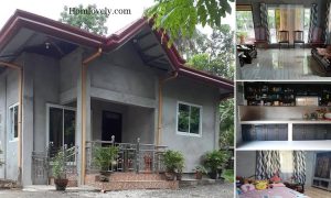 Full Concrete Bahay Design Suitable For New Family ~ Homlovely.com