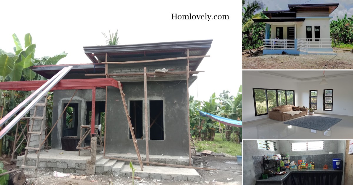 On Progress Small Bahay Design With Complete Rooms ~ Homlovely.com