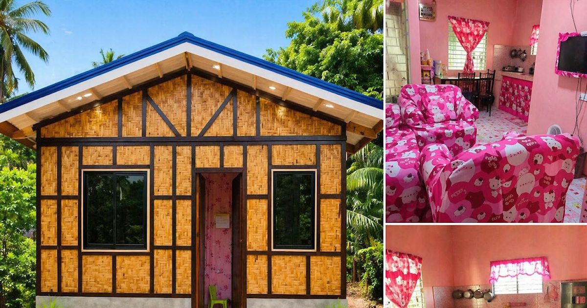 Pretty Amakan Small Bahay With Pink Interior Impression ~ Homlovely.com