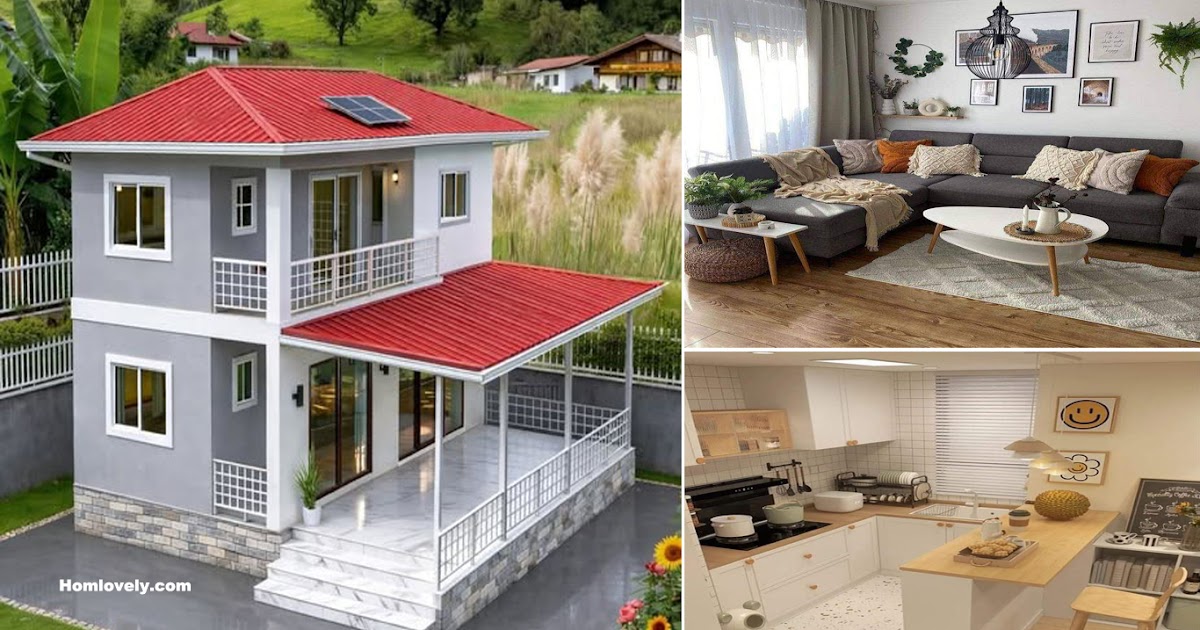 Simple and Comfortable Two-Story House ~ Homlovely.com