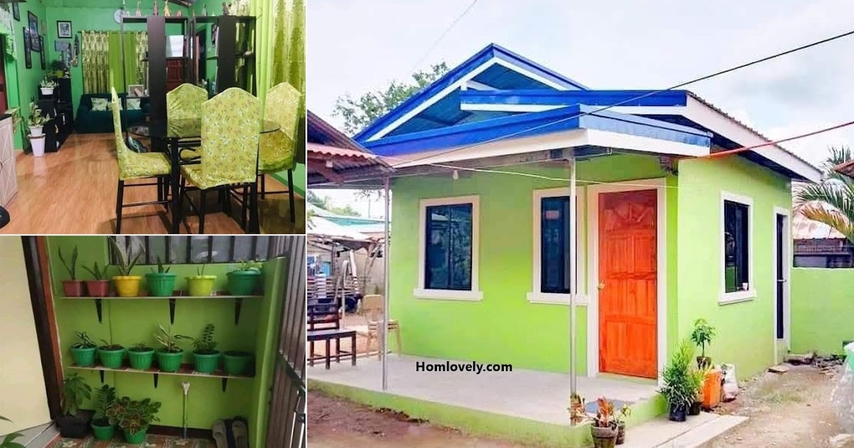 Very Pretty Bahay House in Green Design 2026 ~ Homlovely.com