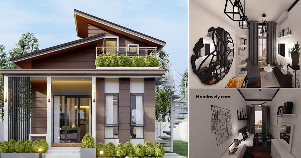Beautiful Small House in Modern Minimalism ~ Homlovely.com
